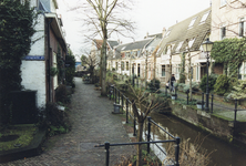 501198 Gezicht in de Keizersgracht te Utrecht met rechts het Zwarte Water en de straat Zwartewater.